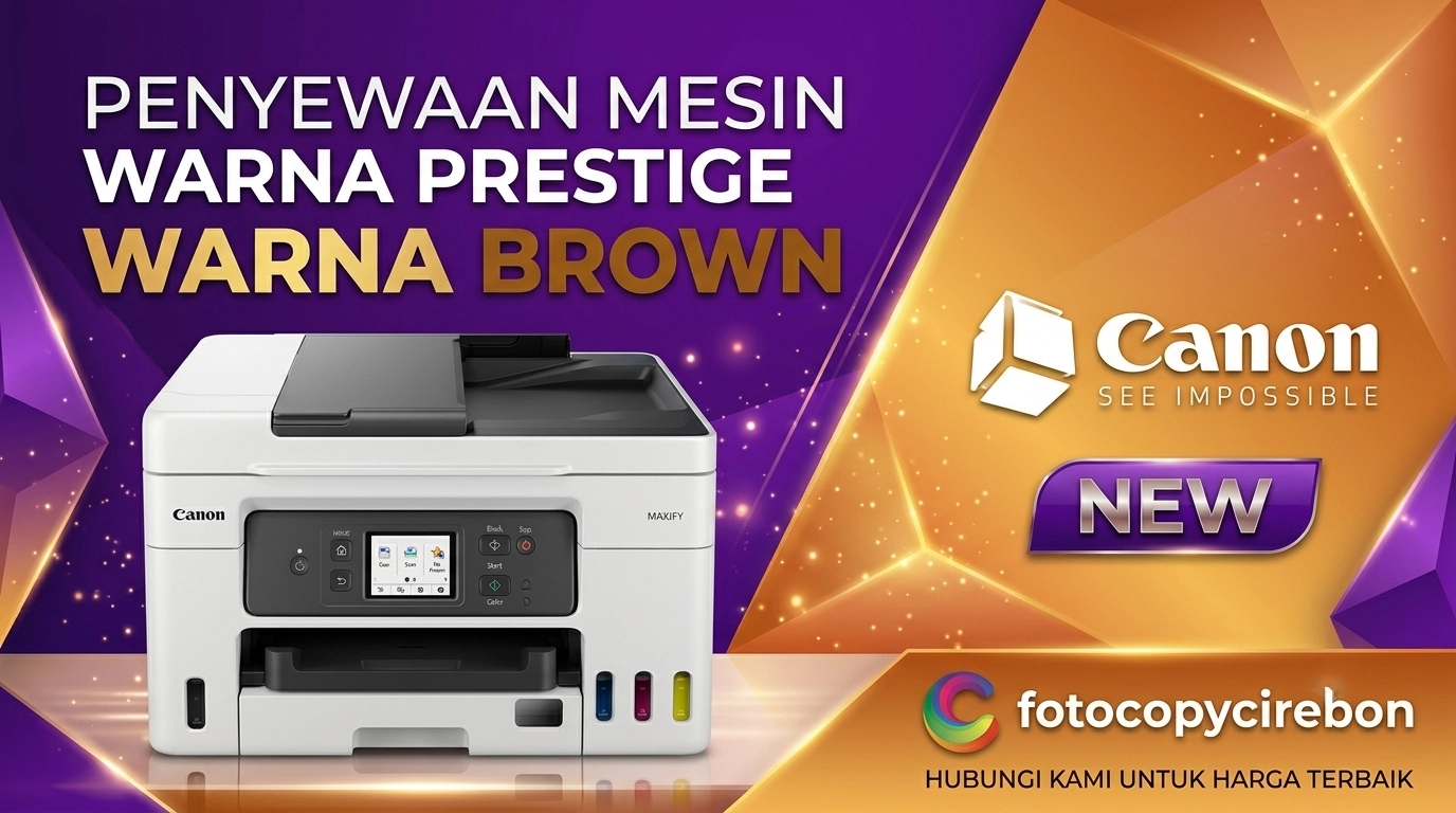 Sewa Fotocopy Warna BROWN