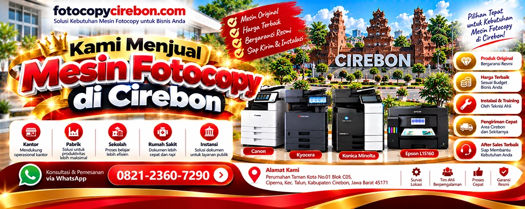Kami Menjual Mesin Fotocopy di Cirebon